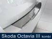 Avisa stříbrný satén ocel Ochrana nakládací SKODA Octavia III combi 2013-2016