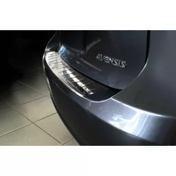   Avisa stříbrný satén ocel Ochrana nakládací TOYOTA AVENSIS III combi 2009-2011, FL2011-2015