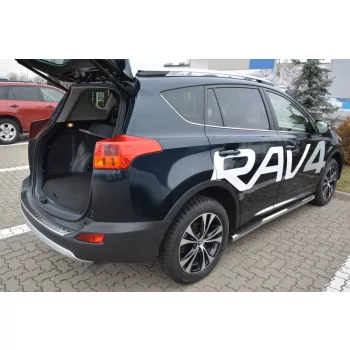   Avisa stříbrný satén ocel Ochrana nakládací TOYOTA RAV4 IV 2013-03.2015