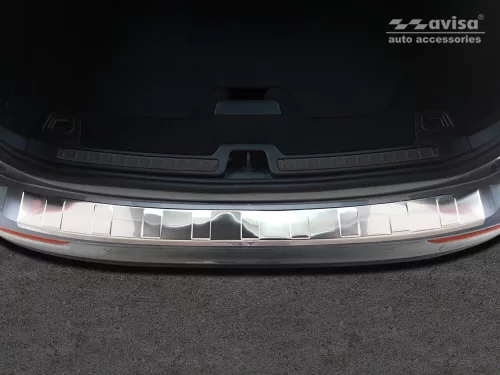 Avisa stříbrná saténová ocel Ochrana nakládací Volvo V60 II combi 2018->, Volvo V60 II CROSS COUNTRY 2018->, Volvo V60 II Plug-In Hybrid 2019->/R-model 2019->