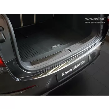   Avisa stříbrná saténová ocel Ochrana nakládací Bmw X4 II (GO2) 2018-2021, FL 2021->