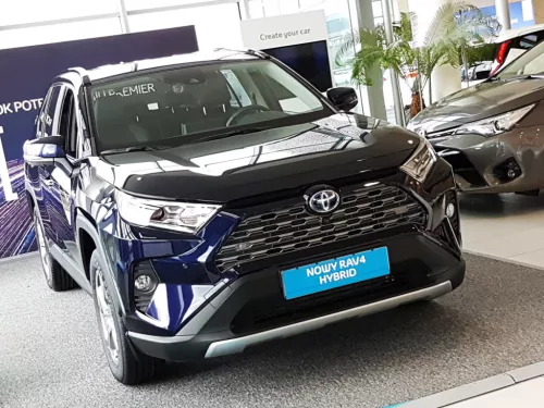 Avisa stříbrný satén ocel Ochrana nakládací Suzuki ACROSS 2020->, TOYOTA RAV4 V generation/Hybrid 2018->