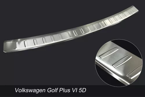 Avisa stříbrný satén ocel Ochrana nakládací VOLKSWAGEN Golf PLUS VI 5d 2009- 11.2012