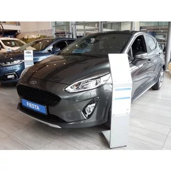   Avisa stříbrný satén ocel Ochrana nakládací FORD Fiesta MK8 5d/3d/Active/Vignale/ST 2017->, FORD Focus III Hatchback 5D/ST-Line Fl. 2014-2018