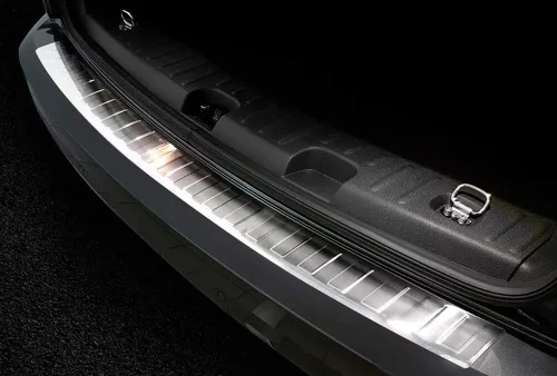 Avisa stříbrná saténová ocel Ochrana nakládací VOLKSWAGEN CADDY 2003-2015, FL2015-2020, VOLKSWAGEN CADDY MAXI 2003-2015, FL02.2015->2020