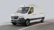 Avisa stříbrná saténová 3 mm vroubkovaná hliník Ochrana nakládací MERCEDES SPRINTER III 2018->