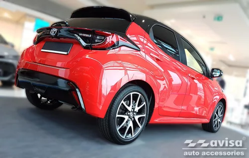 Avisa stříbrný satén ocel Ochrana nakládací TOYOTA Yaris IV Hatchback 5D/Hybrid 2020-2024 FL.2024->
