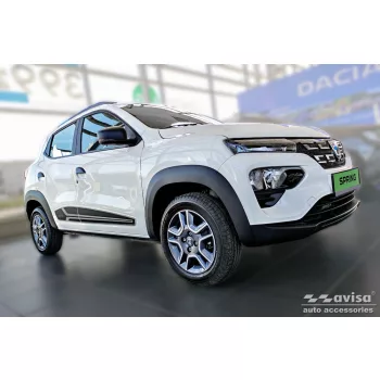   Avisa stříbrný satén ocel Ochrana nakládací Dacia SPRING Hatchback 5D 2021- 2024