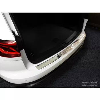   Avisa stříbrná saténová ocel Ochrana nakládací VOLKSWAGEN TOUAREG III 2018-2023 FL 2023