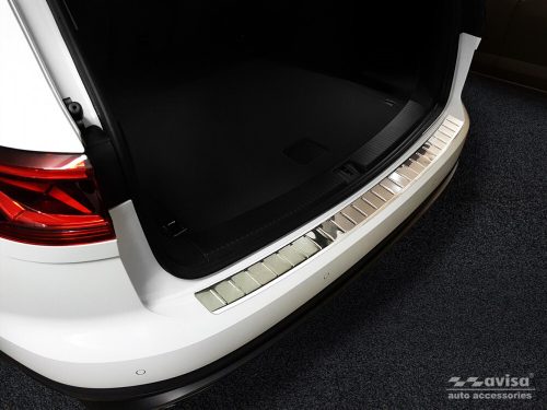 Avisa stříbrná saténová ocel Ochrana nakládací VOLKSWAGEN TOUAREG III 2018-2023 FL 2023