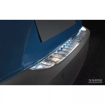   Avisa stříbrná saténová ocel Ochrana nakládací Mazda CX-3 2015-2018, FL2018->2022
