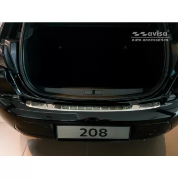  Avisa stříbrný satén ocel Ochrana nakládací PEUGEOT 208 II Hatchback 5D 2019-2023, FL.2023->