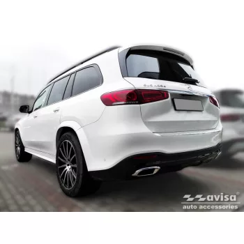   Avisa stříbrná saténová ocel Ochrana nakládací MERCEDES GLS II (X167) 2019-2023, FL 2023->/MERCEDES GLS II (X167) 63 AMG 2019-2023, FL 2023->