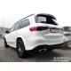 Avisa stříbrná saténová ocel Ochrana nakládací MERCEDES GLS II (X167) 2019-2023, FL 2023->/MERCEDES GLS II (X167) 63 AMG 2019-2023, FL 2023->