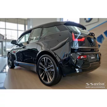   Avisa stříbrná saténová ocel Ochrana nakládací Bmw i3 (i 01) Hatchback 5d 2013-2017 Fl.2017-2022