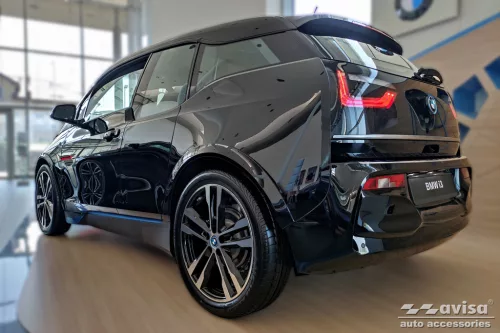 Avisa stříbrná saténová ocel Ochrana nakládací Bmw i3 (i 01) Hatchback 5d 2013-2017 Fl.2017-2022