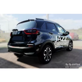   Avisa stříbrná saténová ocel Ochrana nakládací HONDA JAZZ V CROSSTAR hybrid 2020->