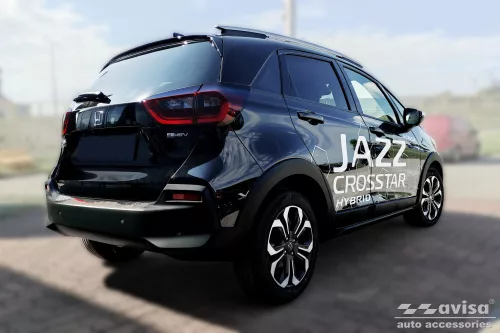Avisa stříbrná saténová ocel Ochrana nakládací HONDA JAZZ V CROSSTAR hybrid 2020->