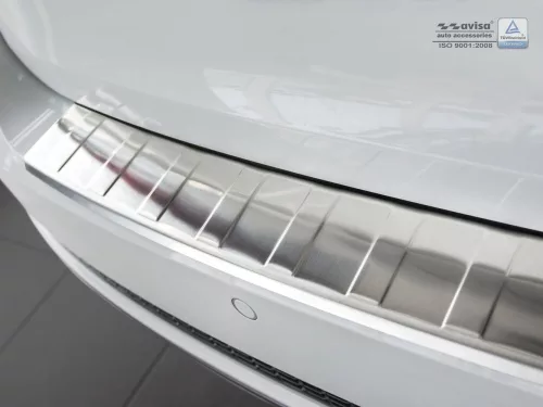 Avisa stříbrná saténová ocel Ochrana nakládací Audi A4 B9 Avant/S-line 2015-2019, FL2019->, Audi S4 Avant 2015-2019, FL2019->