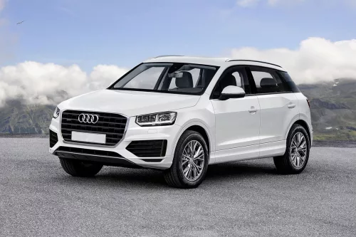 Avisa stříbrná saténová ocel Ochrana nakládací Audi Q2 crossover 2016-2020