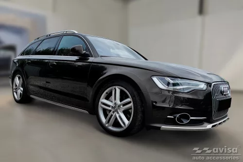 Avisa stříbrný satén ocel Ochrana nakládací Audi A6 C7 Allroad 2012-2014, FL2014-2018