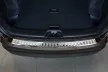 Avisa stříbrná saténová/stříbrná zrcadlová ocel Ochrana nakládací s drážkami, kartáčovaná NISSAN QASHQAI II crossover 2013-2017