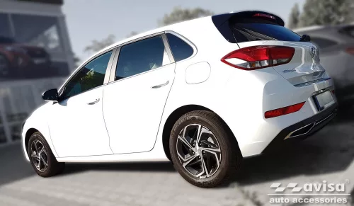 Avisa stříbrný satén ocel Ochrana nakládací HYUNDAI i30 III Hatchback 5D FL2020->