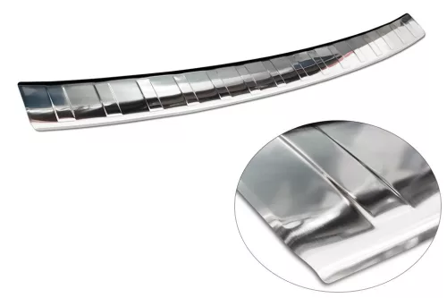 Avisa stříbrný satén ocel Ochrana nakládací nový design, ohyb SKODA Octavia IV liftback 2019-2024 FL 2024->