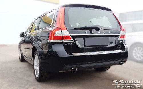 Avisa stříbrná saténová ocel Ochrana nakládací Volvo V70 III FL2014-2016