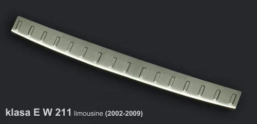 Avisa Ochrana nakládací MERCEDES E Class W211 Limousine 2002-2009 ocel stříbrná saténová