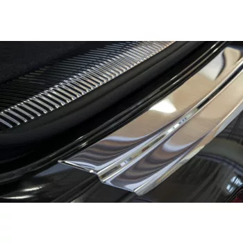   Avisa stříbrná saténová ocel Ochrana nakládací Audi Q7 II/S-line 2015-2019, FL2019-2024 Fl.2024