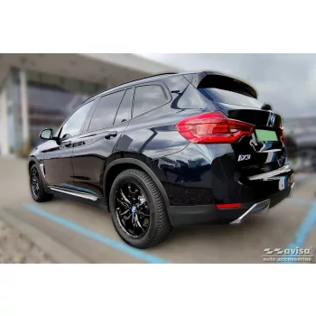   Avisa stříbrná saténová ocel Ochrana nakládací Bmw iX3 (G08) 2020->2021