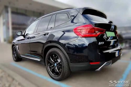 Avisa stříbrná saténová ocel Ochrana nakládací Bmw iX3 (G08) 2020->2021