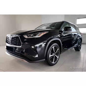   Avisa stříbrná saténová ocelová ochrana nárazníku "Hybridní" betéttel TOYOTA HIGHLANDER IV(XU70) 2019->