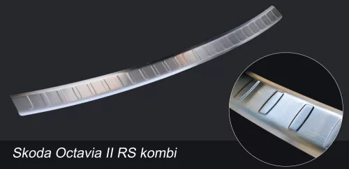 Avisa stříbrný satén ocel Ochrana nakládací SKODA Octavia II RS combi 2005-2013