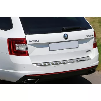   Avisa stříbrný satén ocel Ochrana nakládací bordázott, szálcsiszolt SKODA Octavia III combi RS verze 2013-2016, FL 2016-2019
