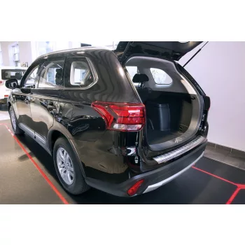   Avisa stříbrná saténová ocel Ochrana nakládací MITSUBISHI OUTLANDER III FL2015-2017, FL2017-2022, MITSUBISHI OUTLANDER III PHEV FL2020-2022