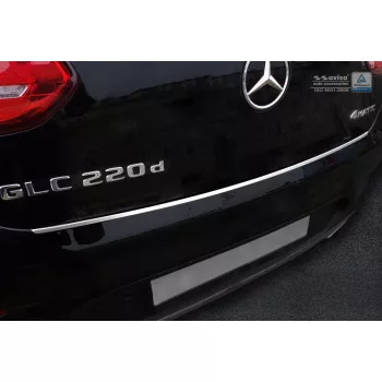  Avisa stříbrná zrcadlová ocel Ochrana nakládací MERCEDES GLC Coupe (C253) 2016-2019, FL2019-2023