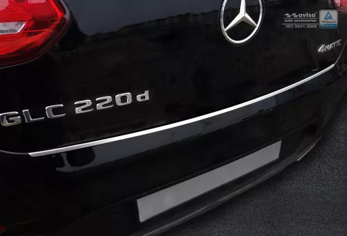 Avisa stříbrná zrcadlová ocel Ochrana nakládací MERCEDES GLC Coupe (C253) 2016-2019, FL2019-2023