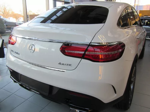 Avisa stříbrná saténová ocel Ochrana nakládací MERCEDES GLE Coupe crossover 2015-2019