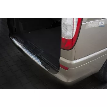   Avisa stříbrná saténová ocel Ochrana nakládací MERCEDES W639 VITO/VIANO 2003-2014