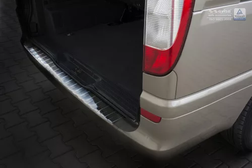 Avisa stříbrná saténová ocel Ochrana nakládací MERCEDES W639 VITO/VIANO 2003-2014