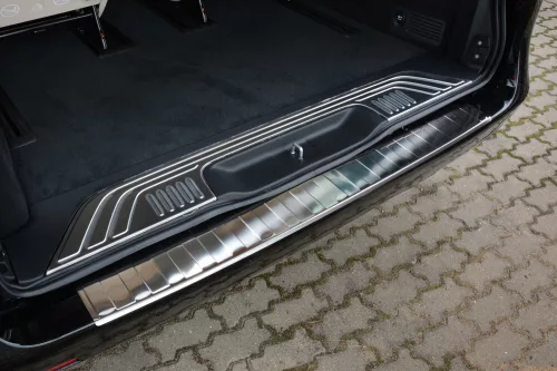 Avisa stříbrná saténová ocel Ochrana nakládací MERCEDES V Class W447/VITO III/Marco Polo 2014-2019, FL2019-2024, FL 2024-