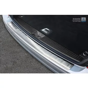   Avisa stříbrná saténová ocel Ochrana nakládací MERCEDES C Class W204 T-Model 2011-2014