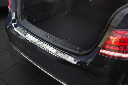 Avisa stříbrná saténová ocel Ochrana nakládací MERCEDES E Class W212 Limousine FL2013-2016