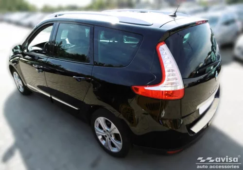 Avisa stříbrný satén ocel Ochrana nakládací RENAULT Grand SCENIC III minivan 2009-2013, FL2013-2016