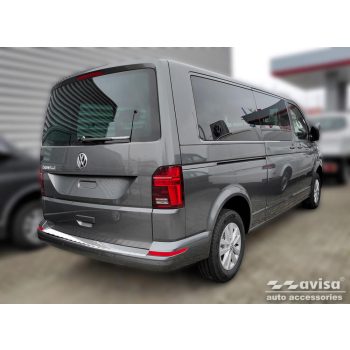   Avisa stříbrná saténová ocel Ochrana nakládací dlouhá verze VOLKSWAGEN T6 Caravelle 2015-2019, FL2019-2024