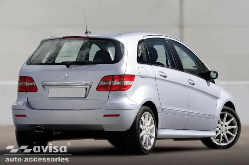 Avisa stříbrná saténová ocel Ochrana nakládací MERCEDES B Class W245 minivan 2005-2008