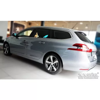   Avisa stříbrná saténová ocel Ochrana nakládací PEUGEOT 308 II SW combi 2013-2017, FL2017-2021