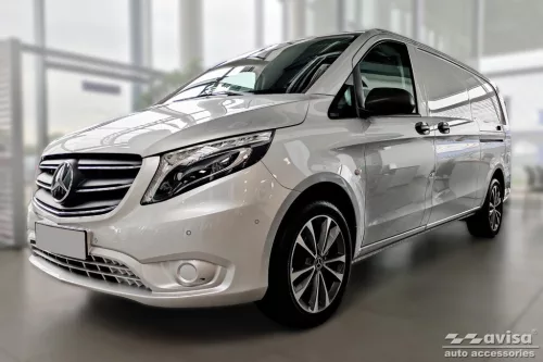 Avisa stříbrná saténová ocel lábtámasz MERCEDES V Class W447/VITO III 2014->